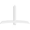 Ekena Millwork Bellingham Architectural Grade PVC Gable Bracket, 84"W x 52 1/2"H x 6"D x 6"F, 15/12 Pitch GBP084X53X0606BEL00 - alternate 3